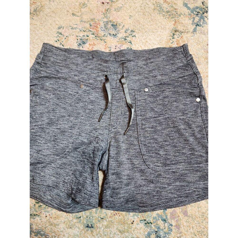 Kuhl Womens 4 Gray Nylon Polyester Blend Drawstring Hiking Shorts 4" Inseam